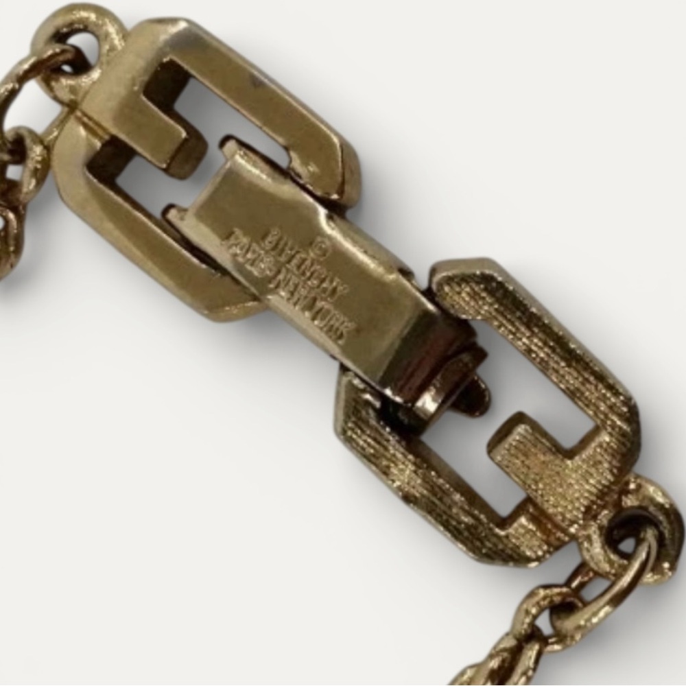 Givenchy Vintage Gold Rope Chain Bracelet - Picture 6 of 6